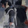 Uchiha Itachi In Rain Paint By Numbers