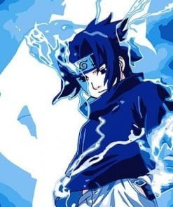Sasuke Uchiha Paint By Numbers