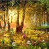 Sunlight Forest View Landscape Paint By Numbers