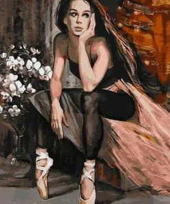 Lady Ballerina Paint By Numbers