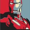 Iron Man Poster Paint By Numbers