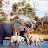 Elephant Family Paint By Numbers