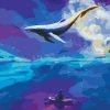 Flying Whale Paint By Numbers