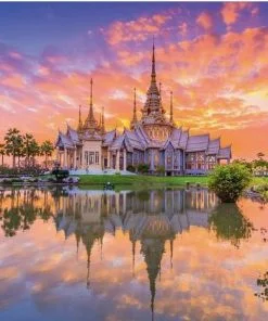 Wat Thai Temple Paint By Numbers