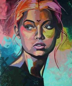 Afro Girl Art Paint By Numbers