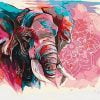 Colorful Elephant Paint By Numbers