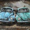 Two Antique Cars Paint By Numbers