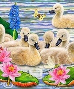 Little Ducks Paint By Numbers