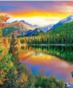 Colorado Sunset Landscape Paint By Numbers
