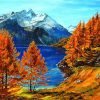 Fall Scenery Paint By Numbers