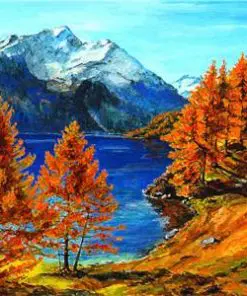 Fall Scenery Paint By Numbers