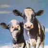 Two Cows Paint By Numbers