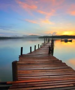 Lake Pier Paint By Numbers