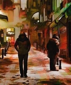 Alone In Budapest Streets Paint By Numbers
