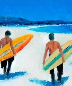Surfing Boys People Paint By Numbers