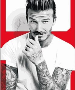 Footballer David Beckham Paint By Numbers