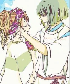 Chihiro And Haku Paint By Numbers
