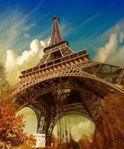 Eiffel Tower Paint By Numbers
