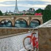 Bicycle In Paris Paint By Numbers