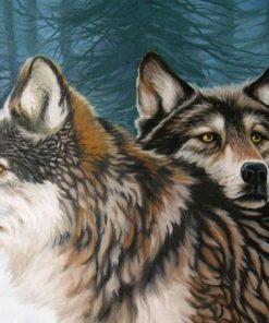 Wolf Couple Paint By Numbers