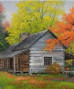 Autumn Country House Paint By Numbers