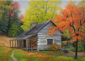 Autumn Country House Paint By Numbers