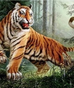 Savage Tiger Paint By Numbers