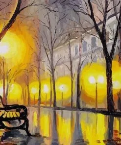 Autumn Street Vienna Paint By Numbers