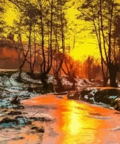 Sunshine Forest Paint By Numbers