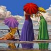 Women With Umbrellas Paint By Numbers