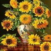 Sunflowers Vase Paint By Numbers
