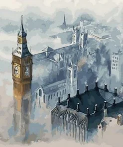 London City Mist Paint By Numbers
