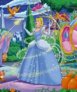 Disney Cinderella Paint By Numbers
