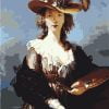 Self portrait In A Straw Hat Paint By Numbers