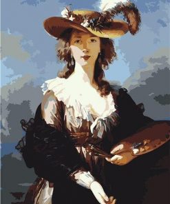 Self portrait In A Straw Hat Paint By Numbers