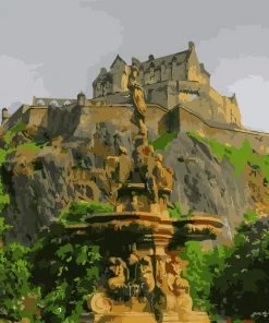 Edinburgh Castle Paint By Numbers