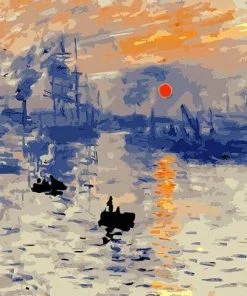 Impression Sunrise Claude Monet Paint By Numbers