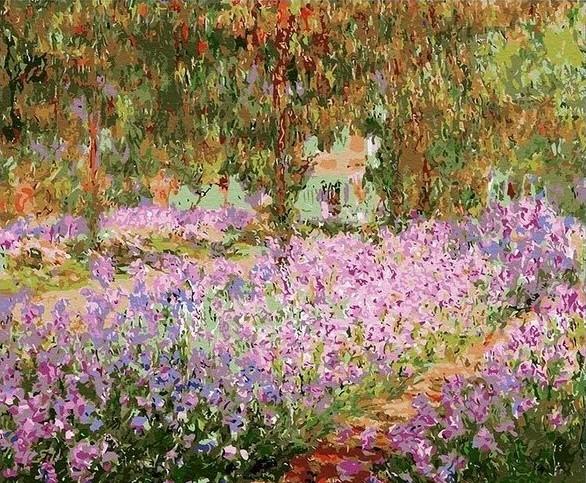 The Artist's Garden at Giverny Claude Monet