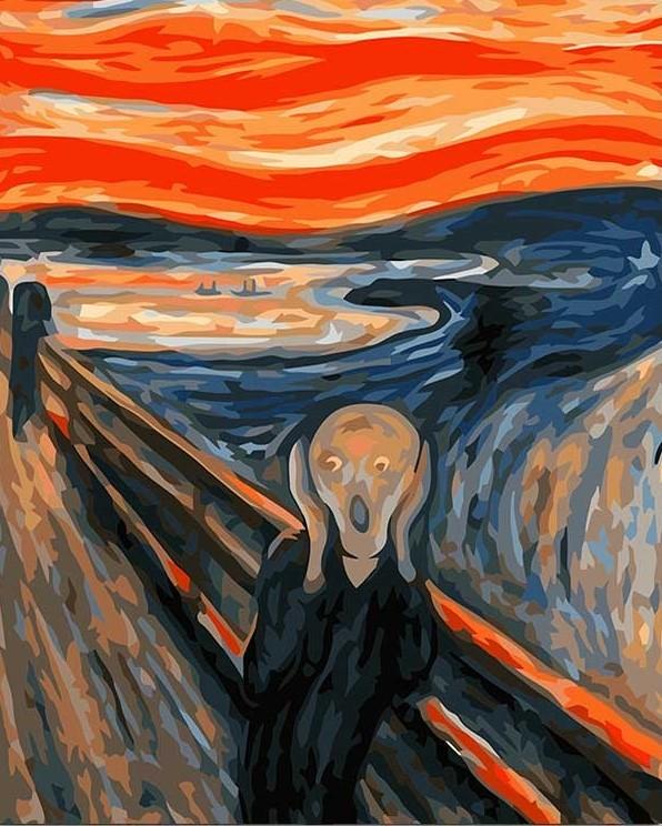 The Scream Paint By Numbers - Numeral Paint Kit