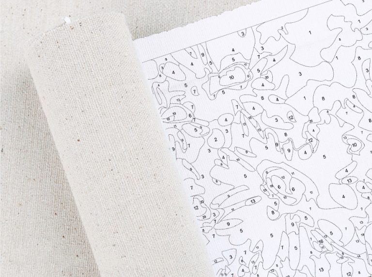 Paint By Numbers Custom Numeral Paint Kit