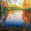 Autumn Forest Lake Paint By Numbers