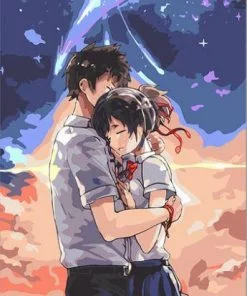 Anime Couple Paint By Numbers