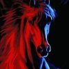 Red Horse Animals paint by numbers