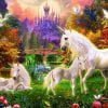 Horses Unicorn In Heaven Paint By Numbers