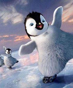 Baby Penguins Paint By Numbers