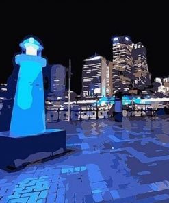 Sydney At Night Paint By Numbers