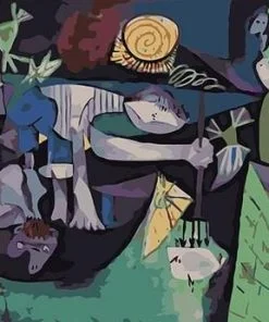 Night Fishing At Antibes Pablo Picasso Paint By Numbers