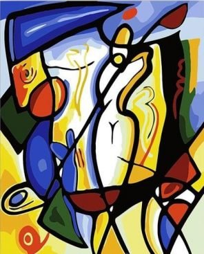 Abstract Cubist Pablo Picasso Paint By Numbers
