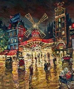 Paris At Night Paint By Numbers