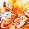 Flamed Fox Animals Paint By Numbers